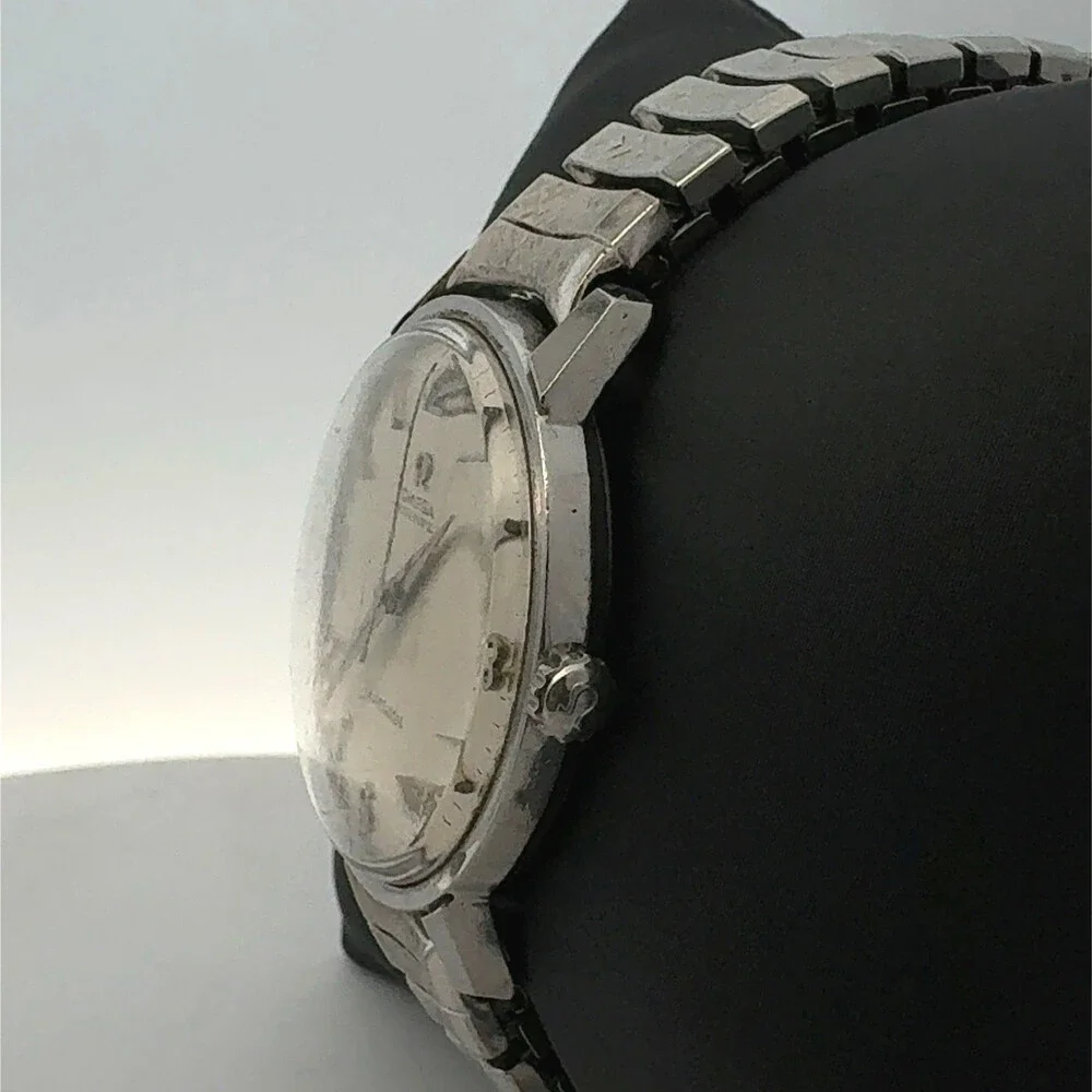 Omega Seamaster Automatic Stainless Steel 10k Gold Filled Flex Band Men's Watch